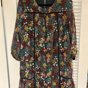 LOFT Multicolor Floral Dress